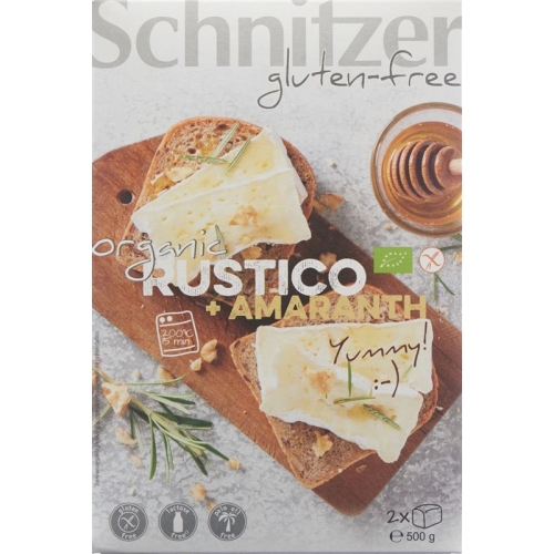 Schnitzer Organic Rustico + Amaranth 500 g buy online