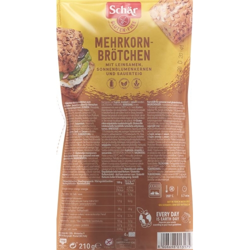 Warping Mehrkornbrötchen gluten-free 210 g buy online