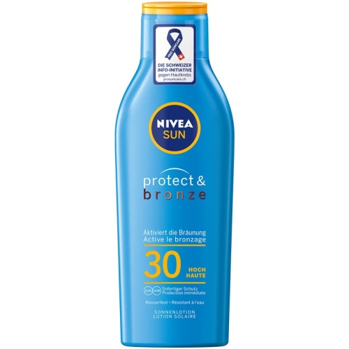 Nivea Sun Protect & Bronze Sun Lotion SPF 30 200 ml buy online