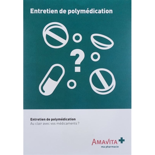 Amavita Polymedikation Flyer Franzoesisch 25 Stück buy online