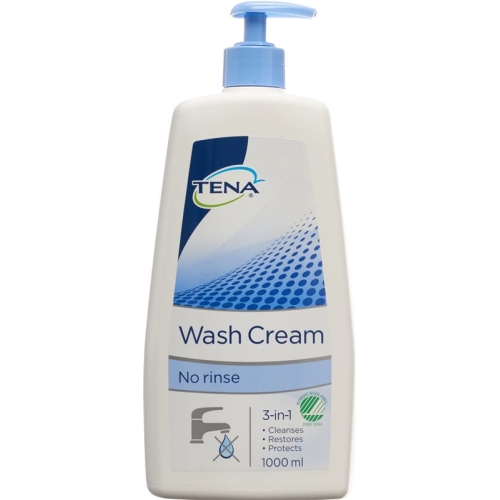 TENA Wash Cream Bottle 1000ml buy online