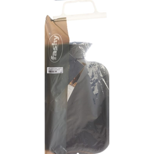 Fashy hot water bottle anthracite 2l half louver buy online