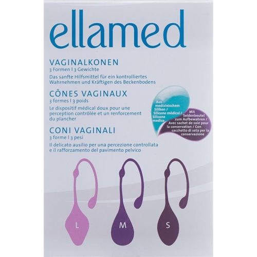 ellamed Vaginal 3 forms / 3 3 unit weights buy online