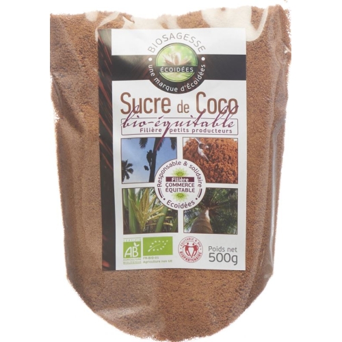 Ecoidées coconut blossom sugar 500 g buy online