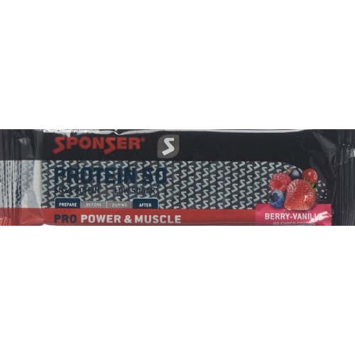 Sponser Protein 50 Bar berries Vanilla 50g buy online