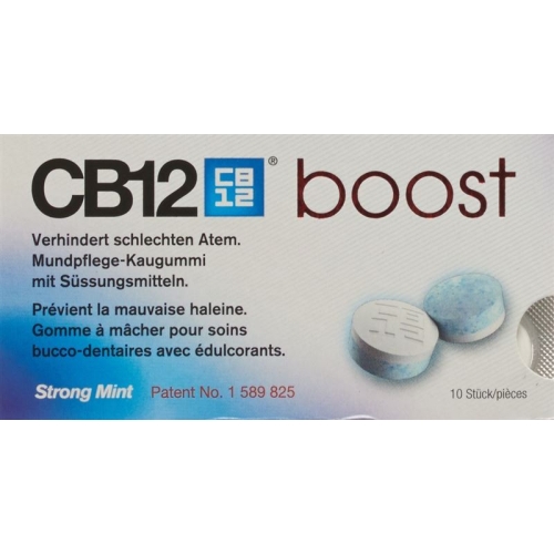 CB12 boost oral care gum Strong Mint 10 pcs buy online