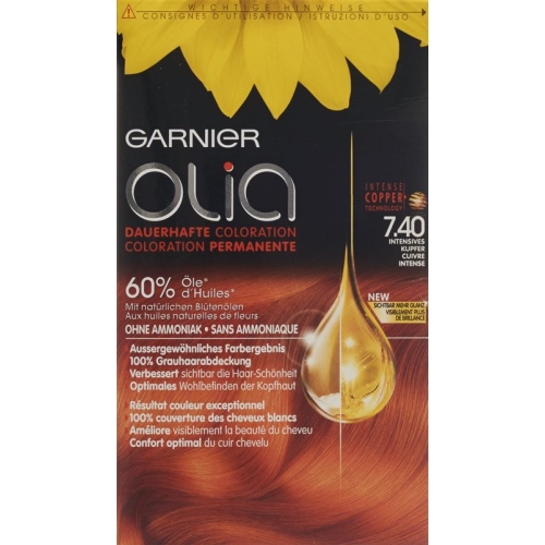 Olia Hair Color Intense copper 7:40 buy online