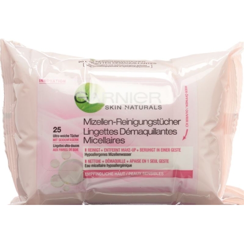 GARNIER Nat Micellar Reinigungstüch Duo 2 x 25 pcs buy online