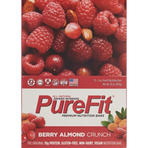 PureFit Protein Bar Berry 100% vegan 15 x 57 g buy online