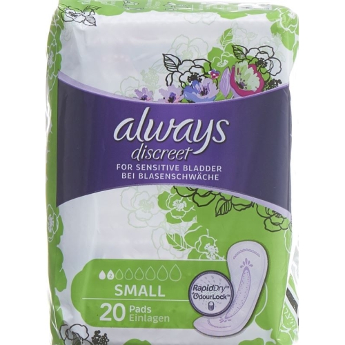 always Discreet incontinence Small 20 pcs buy online