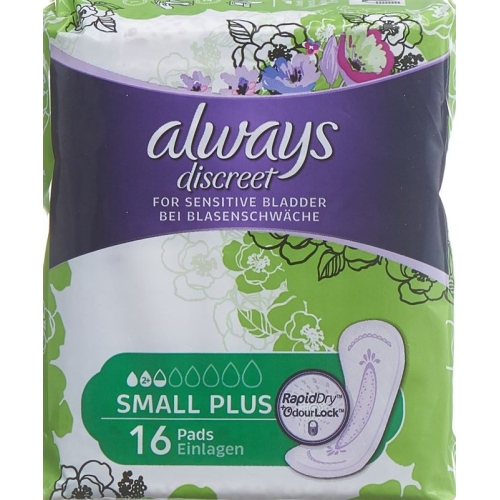 always Discreet incontinence Small Plus 16 pcs buy online