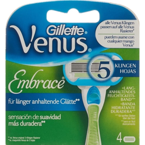 Gillette Venus Embrace replacement blades 4 pcs buy online