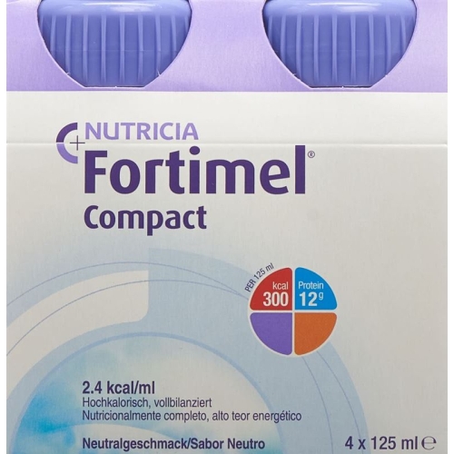 Fortimel Compact Neutral 4 Bottles 125 ml buy online