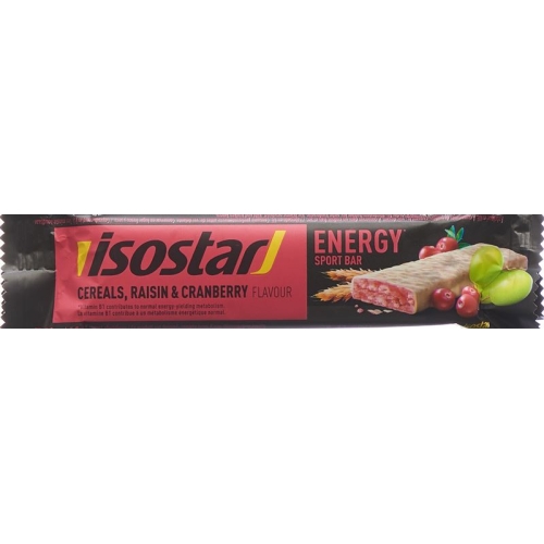 Isostar Energy Bar Cranberry 40g buy online