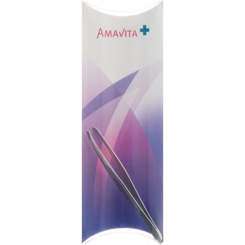 Amavita tweezers 9cm sloping matt buy online