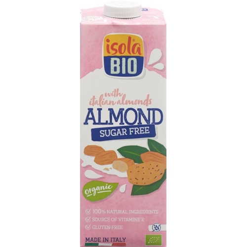 Isola Bio almond drink unsweetened 1 lt buy online