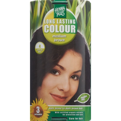 Henna Plus Long Lasting Color medium brown 4 buy online