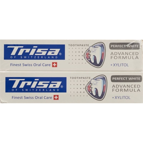 Trisa Perfect White toothpaste DUO 2 x 75 ml buy online