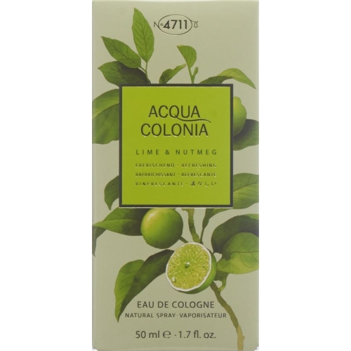 4711 Acqua Colonia Lime & Nutmeg cologne spray 50 ml buy online