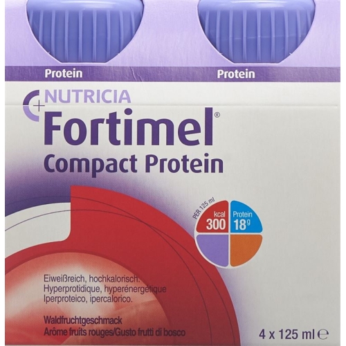 Fortimel Compact protein Forest fruit 4 bottles 125 ml buy online