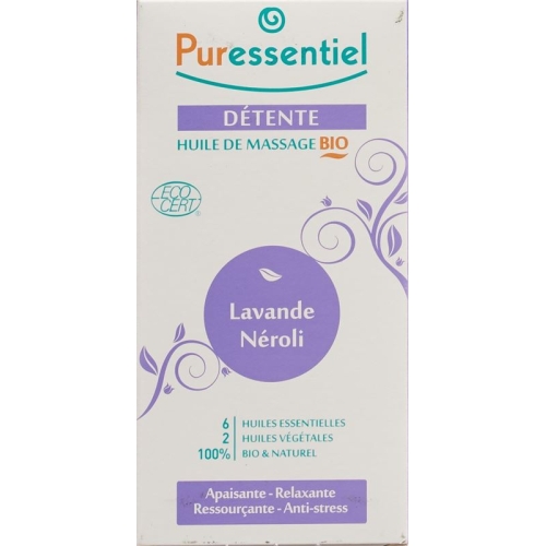 Puressentiel Bio Massage Oil Relaxing Lavender Neroli 100 ml buy online