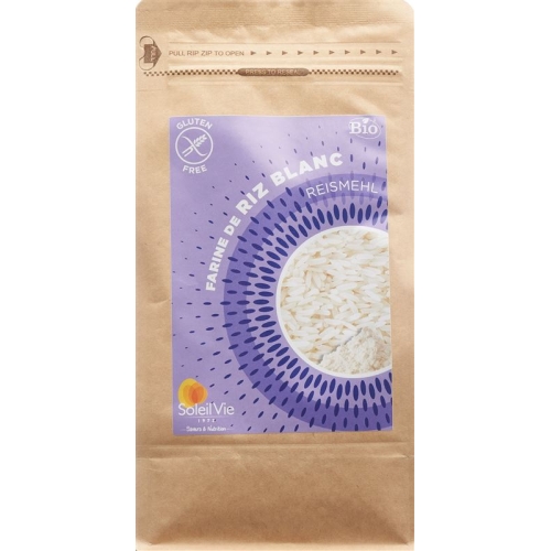 Soleil Vie rice flour organic gluten free 500 g buy online