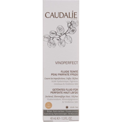 Caudalie Vinoperfect Fluide Teinte Pp Fps20 Light buy online