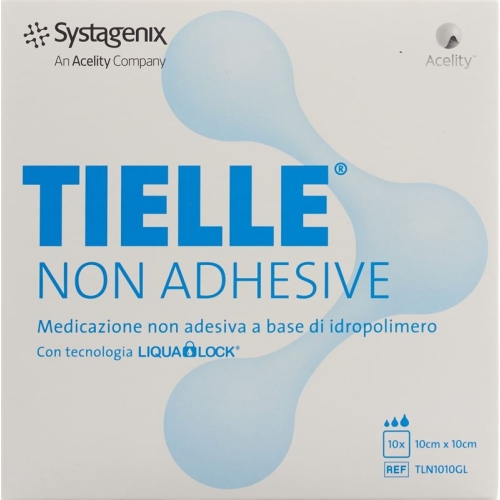 TIELLE NON ADHESIVE foam dressing 10x10cm non-adhesive 10 pieces buy online