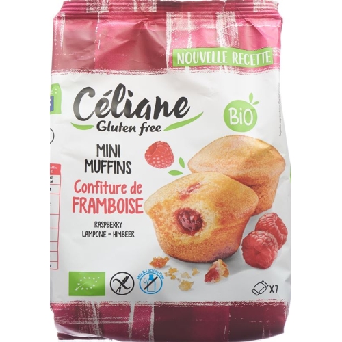 Les Recettes de Céliane mini-muffins raspberry filling Gluten Free Organic 200 g buy online