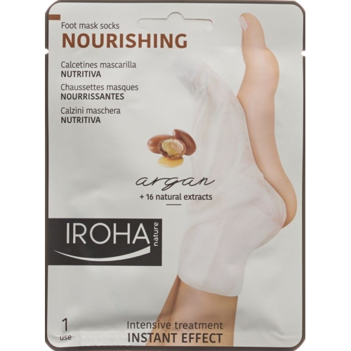 Iroha Hands&feet Foot Mask Socks Nour 2x 9 Stück buy online