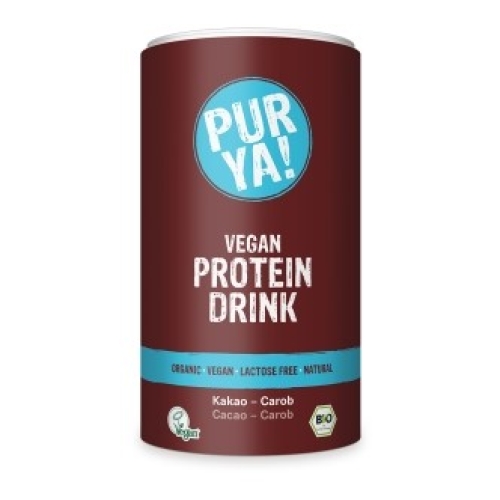 Purya! Vegan Protein Drink cacao Carob Organic Ds 550 g buy online