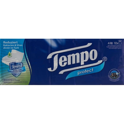 Tempo handkerchiefs Protect 10 x 9 units buy online