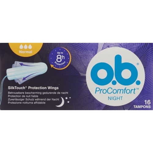 OB tampons Flexia ProComfort Night Normal 16 pcs buy online