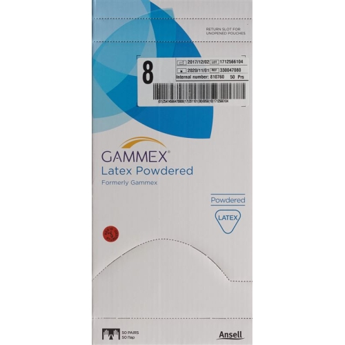 Gammex latex surgical gloves 8 Powdered 50 pairs buy online