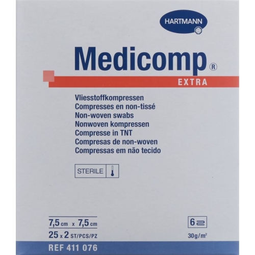 Medicomp Extra 6 times 7.5x7.5cm S30 25 x 2 pcs buy online