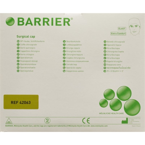 Barrier Op Hauben Extra Komf Elastisch Grün 150 Stück buy online