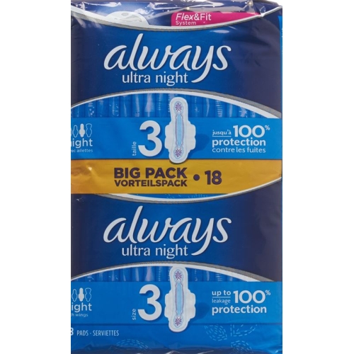 Ultra always binding Night Value Pack 18 pcs buy online