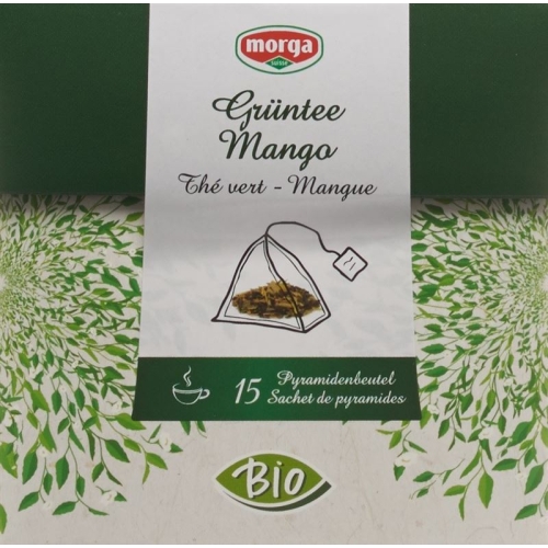 Morga Mango Grüntee Pyramide Bio 15 Stück buy online