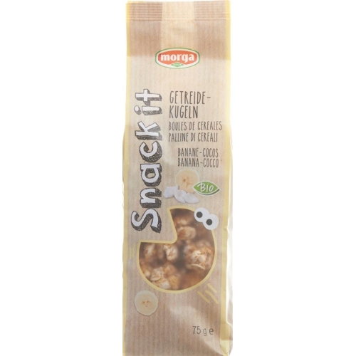 Morga snack it cereal balls Banana Coconut Bio 75 g buy online