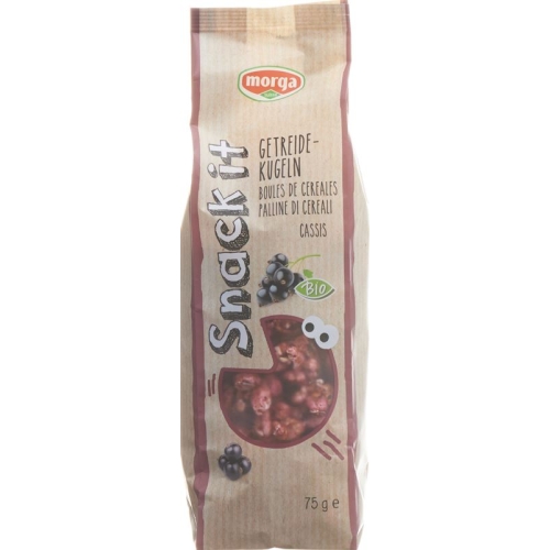 Morga snack it cereal balls Cassis Bio 75 g buy online