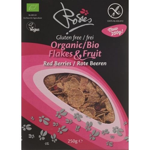 Rosies Flakes Rote Früchte Glutenfrei Bio 250g buy online