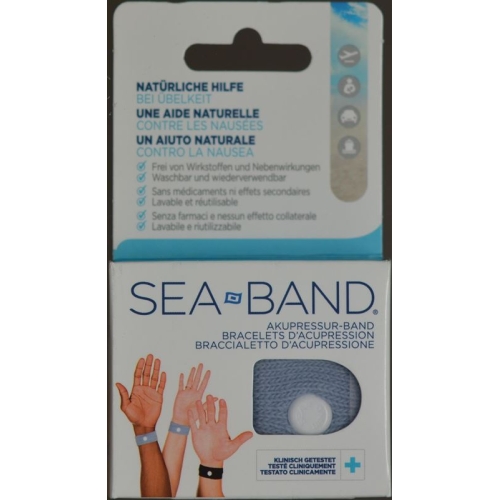 Sea-Band acupressure band adult gray 1 pair buy online