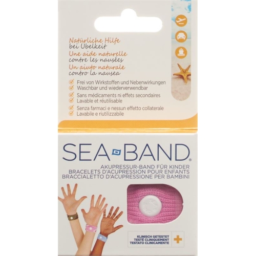 Sea-Band acupressure band Children pink one pair buy online