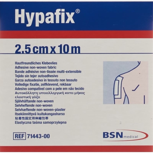 Hypafix adhesive fleece 2.5cmx10m role buy online