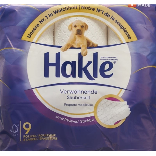 Hakle Pampering cleanliness of toilet paper FSC 9 units buy online