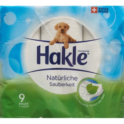 Hakle Natural cleanliness of toilet paper FSC 9 units buy online