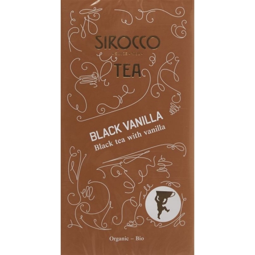 Sirocco Black Vanilla Tea Bags 20 pcs buy online