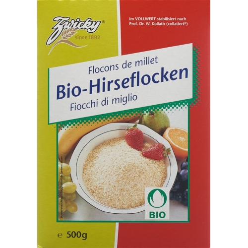 Zwicky organic millet flakes 500 g buy online