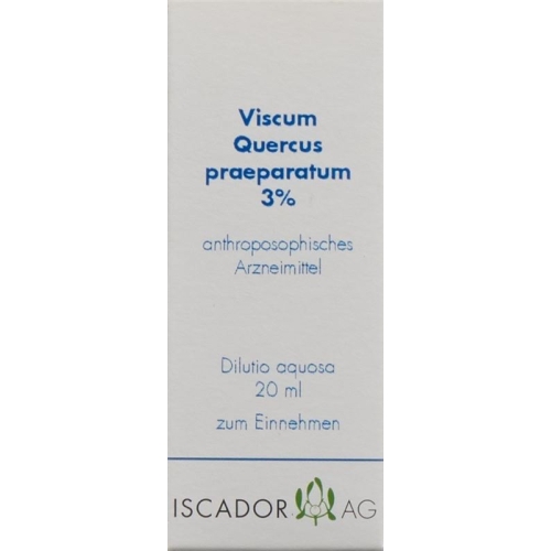 Iscador Viscum Quercus Praeparatum 3% Dilutio aquosa 20 ml buy online