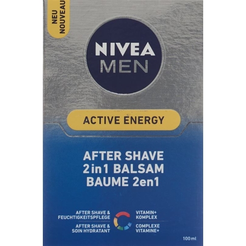 Nivea Men Active Energy After Shave 2 in 1 Balm 100 ml buy online